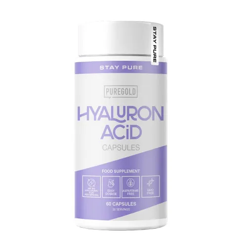 Дієтична добавка гіалуронова кислота, Hyaluron Pure Gold, 60 капсул - Фото№1 Дієтична добавка гіалуронова кислота, Hyaluron Pure Gold, 60 капсул - Фото№1
