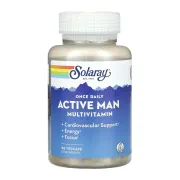 Мультивітаміни для чоловіків Solaray Once Daily Active Man, 90 капсул Мультивітаміни для чоловіків Solaray Once Daily Active Man, 90 капсул
