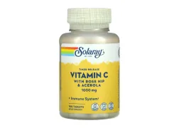 Вітамін C Solaray Vitamin C with Rose Hips & Ace 1000mg, 100 таблеток Вітамін C Solaray Vitamin C with Rose Hips & Ace 1000mg, 100 таблеток