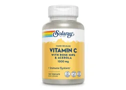 Вітамін C Solaray Vitamin C with Rose Hips & Acerola 1000mg, 100 капсул Вітамін C Solaray Vitamin C with Rose Hips & Acerola 1000mg, 100 капсул