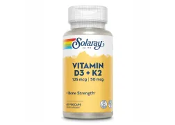 Вітамін D3+K2 Solaray Vitamin D-3&K-2, 60 капсул Вітамін D3+K2 Solaray Vitamin D-3&K-2, 60 капсул