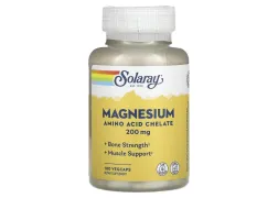 Магній Magnesium 200mg Solaray, 100 капсул Магній Magnesium 200mg Solaray, 100 капсул