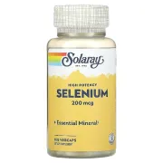Дієтична добавка Селен Selenium 200mcg Solaray, 100 капсул Дієтична добавка Селен Selenium 200mcg Solaray, 100 капсул