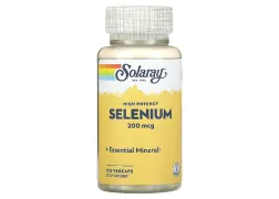 Дієтична добавка Селен Selenium 200mcg Solaray, 100 капсул Дієтична добавка Селен Selenium 200mcg Solaray, 100 капсул