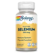 Дієтична добавка Селен Selenium Yeast Free Solaray, 90 капсул