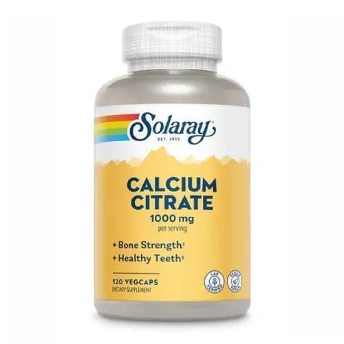 Кальцій Calcium Citrate 1000mg Solaray, 120 капсул - Фото№1 Кальцій Calcium Citrate 1000mg Solaray, 120 капсул - Фото№1