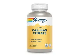Мінеральний комплекс Solaray Cal-Mag Citrate, 180 капсул Мінеральний комплекс Solaray Cal-Mag Citrate, 180 капсул