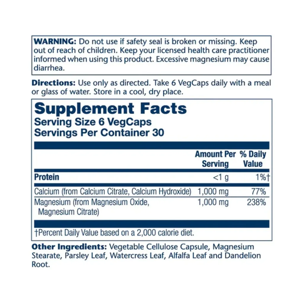 Мінеральний комплекс Solaray Cal-Mag Citrate, 180 капсул Мінеральний комплекс Solaray Cal-Mag Citrate, 180 капсул