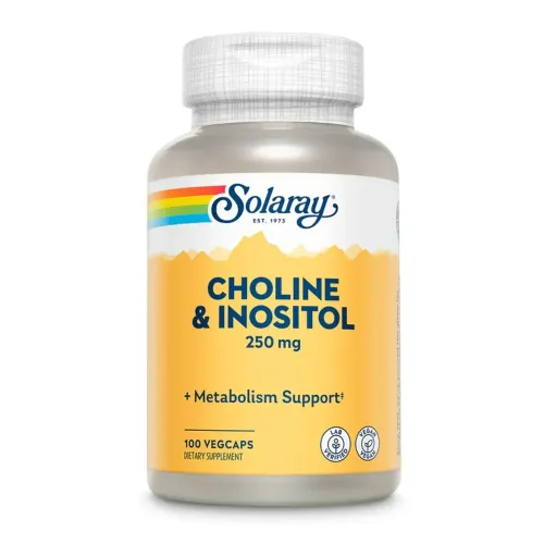 Витамин В8 Solaray Choline & Inositol , 100 капсул - Фото№1