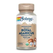 Суперфуди Org Grown Fermented Royal Agaricus 500mg Solaray, 60 капсул