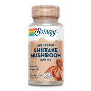 Суперфуди Shiitake Mushroom 600mg Solaray, 100 капсул