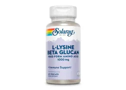 Амінокислоти Solaray L-Lysine with Beta Glucan 1000mg, 60 капсул Амінокислоти Solaray L-Lysine with Beta Glucan 1000mg, 60 капсул