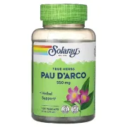 Антиоксиданти Pau D'Arco Bark 550 mg Solaray, 100 капсул