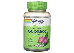 Антиоксиданти Pau D'Arco Bark 550 mg Solaray, 100 капсул Антиоксиданти Pau D'Arco Bark 550 mg Solaray, 100 капсул