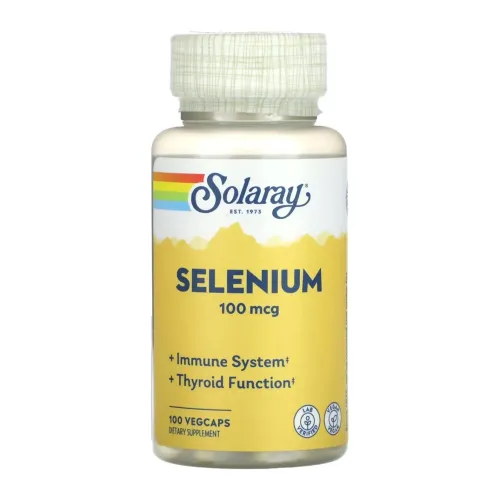 Антиоксидант Solaray Selenium 100mcg, 100 капсул - Фото№1 Антиоксидант Solaray Selenium 100mcg, 100 капсул - Фото№1