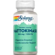 Ферменти Nattokinase 100mg Solaray, 30 капсул