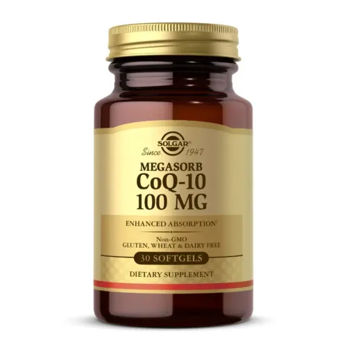 Дієтична добавка Solgar Коензим Q10 Megasorb CoQ-10 100mg, 30 капсул - Фото№1 Дієтична добавка Solgar Коензим Q10 Megasorb CoQ-10 100mg, 30 капсул - Фото№1