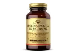 Вітамін В4 Solgar Choline/Inositol 500мг/500мг, 100 капсул Вітамін В4 Solgar Choline/Inositol 500мг/500мг, 100 капсул