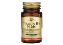 Вітамін В6 Vitamin B6 50mg Solgar, 100 таблеток Вітамін В6 Vitamin B6 50mg Solgar, 100 таблеток