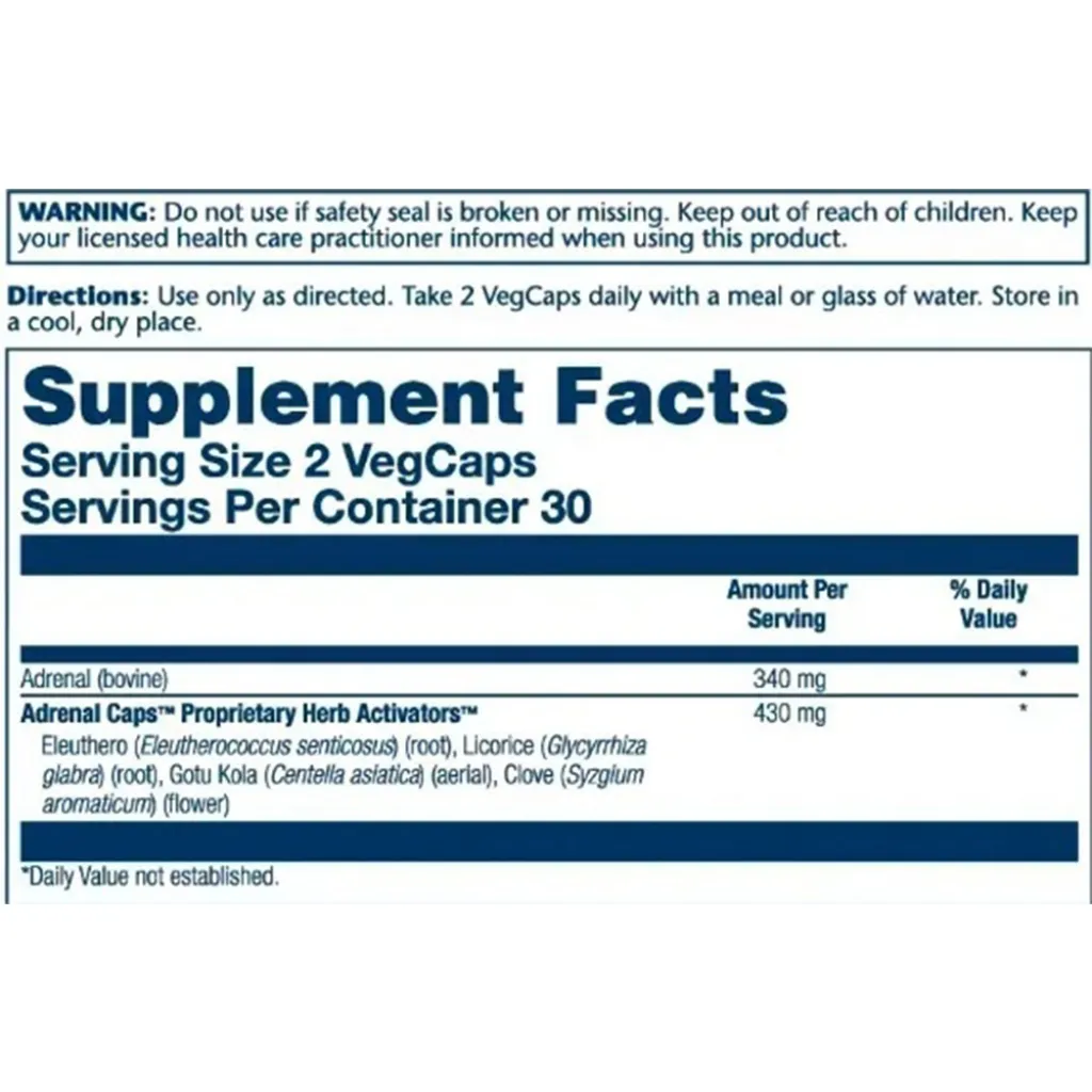 Адаптогены Solaray Adrenal 170mg, 60 капсул Адаптогены Solaray Adrenal 170mg, 60 капсул