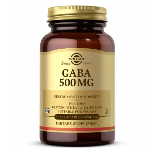 Амінокислоти Solgar GABA 500mg, 50 капсул - Фото№1 Амінокислоти Solgar GABA 500mg, 50 капсул - Фото№1