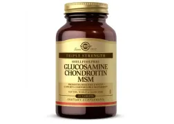Хондропротектори Solgar Triple Strength Glucosamine Chondroitin MSM, 60 таблеток Хондропротектори Solgar Triple Strength Glucosamine Chondroitin MSM, 60 таблеток