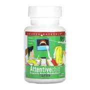 Дієтична добавка для  розумової концентрації Source Naturals Attentive Child, 60 таблеток