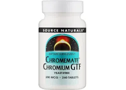 Дієтична добавка Хром Chromium Picolinate 200 mcg Yeast Free Source Naturals, 240 таблеток Дієтична добавка Хром Chromium Picolinate 200 mcg Yeast Free Source Naturals, 240 таблеток