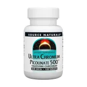 Дієтична добавка Хром Ultra Chromium Picolinate 500 mcg Source Naturals, 60 таблеток
