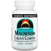 Магній Magnesium Chelate Complex 100mg Source Naturals Магній Magnesium Chelate Complex 100mg Source Naturals