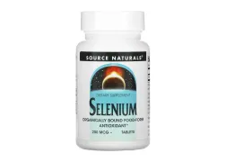 Дієтична добавка Селен Selenium 200mcg Source Naturals, 60 таблеток Дієтична добавка Селен Selenium 200mcg Source Naturals, 60 таблеток