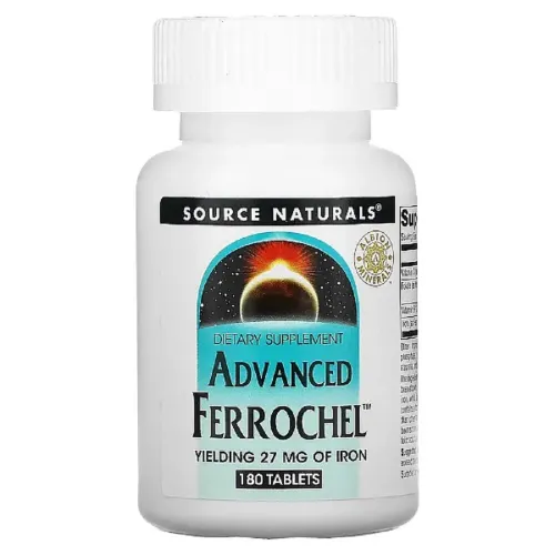 Дієтична добавка Залізо Advanced Ferrochel™ Source Naturals 27mg - Фото№1 Дієтична добавка Залізо Advanced Ferrochel™ Source Naturals 27mg - Фото№1