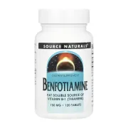 Вітамін В1 Source Naturals Benfotiamine 150mg, 120 таблеток