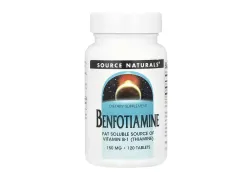 Вітамін В1 Source Naturals Benfotiamine 150mg, 120 таблеток Вітамін В1 Source Naturals Benfotiamine 150mg, 120 таблеток