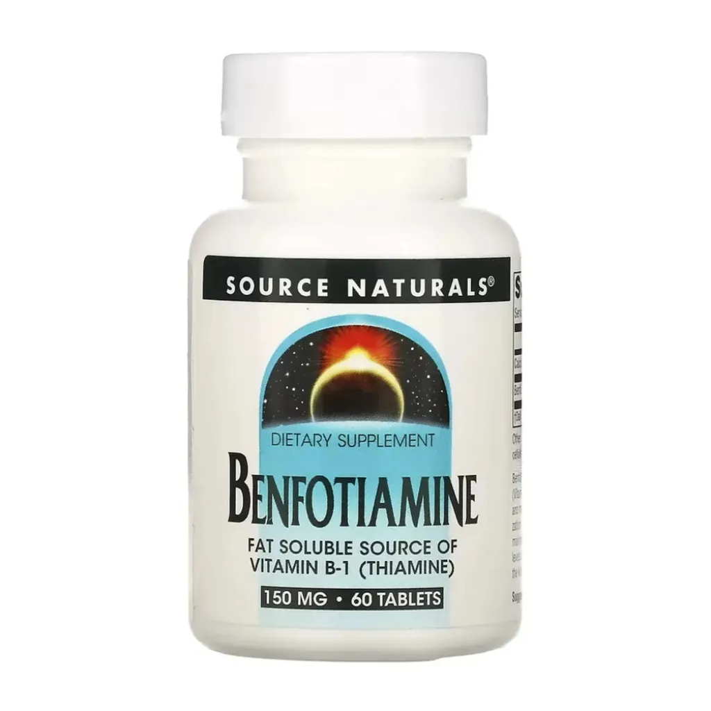 Вітамін В1 Source Naturals Benfotiamine 150mg, 120 таблеток