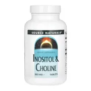 Дієтична добавка Source Naturals Вітамін В4 Inositol & Choline 800mg, 50 таблеток Дієтична добавка Source Naturals Вітамін В4 Inositol & Choline 800mg, 50 таблеток