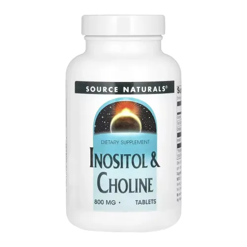 Дієтична добавка Source Naturals Вітамін В4 Inositol & Choline 800mg, 50 таблеток - Фото№1 Дієтична добавка Source Naturals Вітамін В4 Inositol & Choline 800mg, 50 таблеток - Фото№1