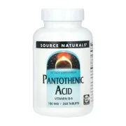 Вітамін В5 Source Naturals Pantothenic Acid 100 mg, 250 таблеток