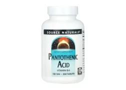Вітамін В5 Source Naturals Pantothenic Acid 100 mg, 250 таблеток Вітамін В5 Source Naturals Pantothenic Acid 100 mg, 250 таблеток