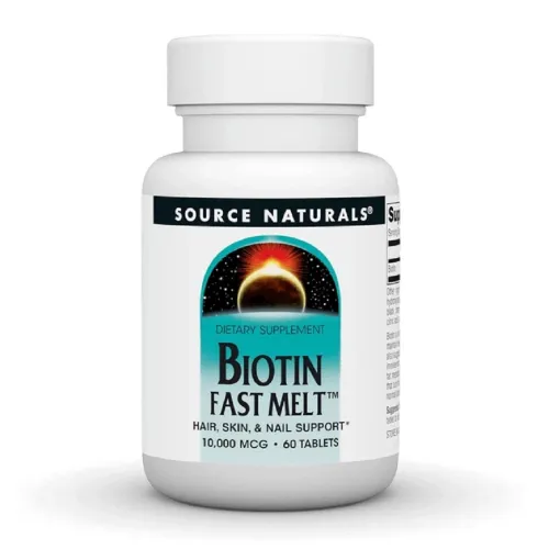 Вітамін В7 Biotin Fast Melt 10000 mcg Source Naturals - Фото№1 Вітамін В7 Biotin Fast Melt 10000 mcg Source Naturals - Фото№1