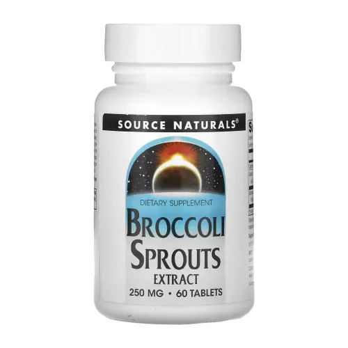 Суперфуды Source Naturals Broccoli Sprouts Extract 250mg, 60 таблеток - Фото№1