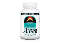 Амінокислота Source Naturals L-Lysine 1000mg Амінокислота Source Naturals L-Lysine 1000mg