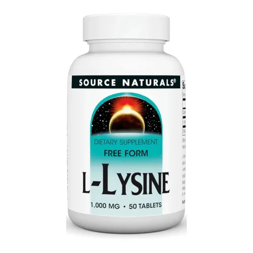 Амінокислота Source Naturals L-Lysine 1000mg - Фото№1