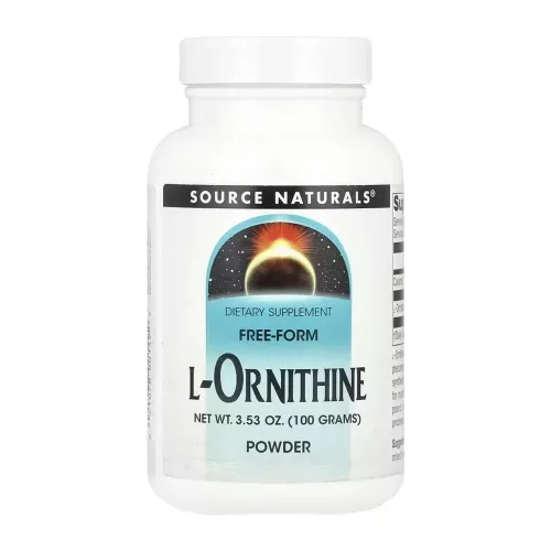 Аминокислота Source Naturals L-Ornithine, 100 г - Фото№1 Аминокислота Source Naturals L-Ornithine, 100 г - Фото№1