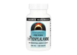 Амінокислота Source Naturals L-Phenylalanine 500mg, 100 таблеток Амінокислота Source Naturals L-Phenylalanine 500mg, 100 таблеток