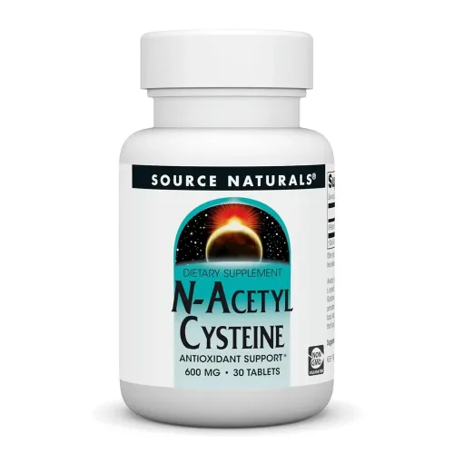 Антиоксидант Source Naturals N-Acetyl Cysteine 600mg - Фото№1 Антиоксидант Source Naturals N-Acetyl Cysteine 600mg - Фото№1