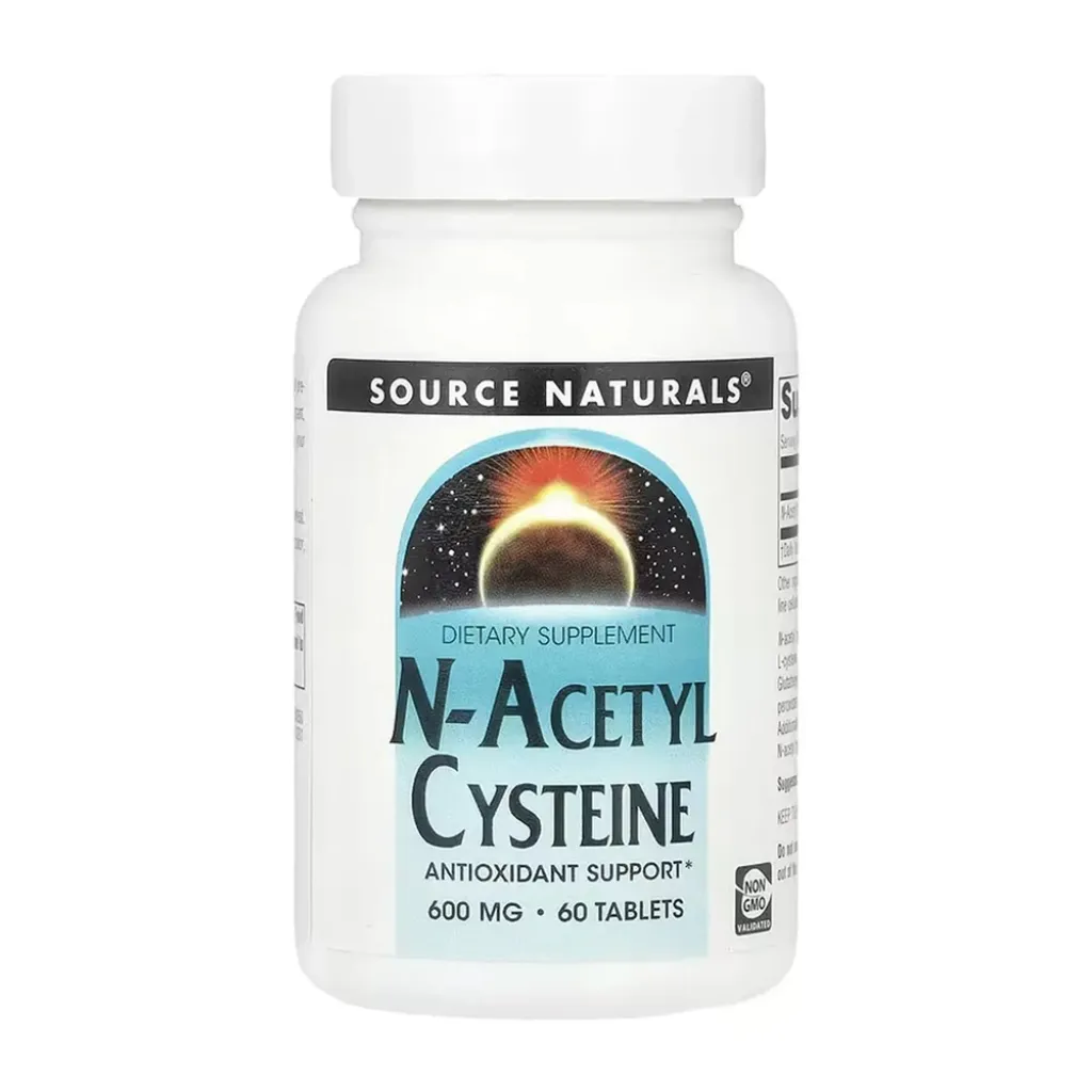 Антиоксидант Source Naturals N-Acetyl Cysteine 600mg Антиоксидант Source Naturals N-Acetyl Cysteine 600mg