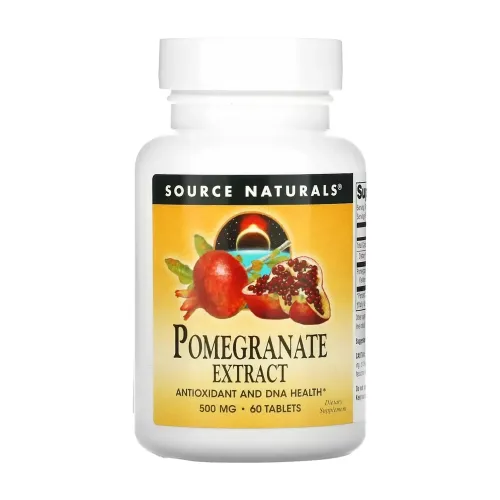 Антиоксидант Source Naturals Pomegranate Extract 500mg, 60 таблеток - Фото№1 Антиоксидант Source Naturals Pomegranate Extract 500mg, 60 таблеток - Фото№1