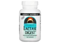 Ферменти для переварювання лактози Lactase Digest 30 mg Source Naturals, 180 капсул Ферменти для переварювання лактози Lactase Digest 30 mg Source Naturals, 180 капсул