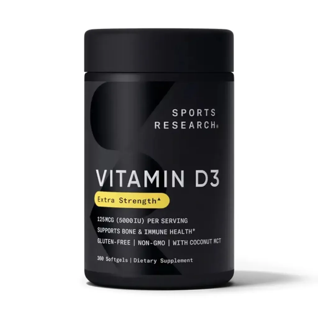 Вітамін Д Sport Research Vitamin D3 50/125 мкг, 360 капсул Вітамін Д Sport Research Vitamin D3 50/125 мкг, 360 капсул
